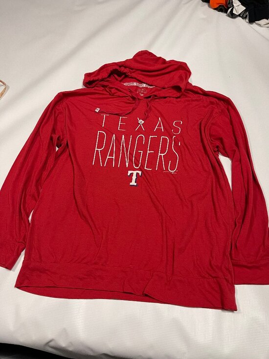 Campus Lifestyle Other - Texas Rangers Ultra Lightweight Fashion Hoodie, Red, Size 2XL